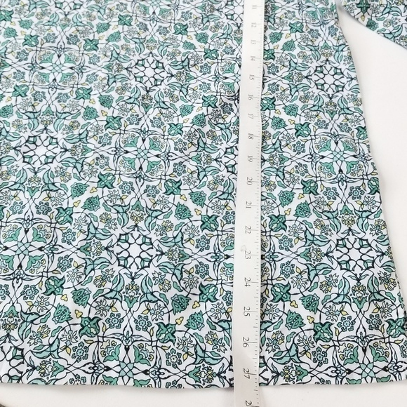 NEW! JONES NY SPORT Linen Floral Pullover Blouse Top Medium. - Picture 6 of 8